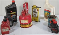 Gas Can and Oils