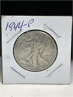 1944 p Walking liberty half dollar