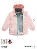 0-3M The North Face Stormy Rain Triclimate - pink