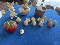 Easter & strawberry ceramics