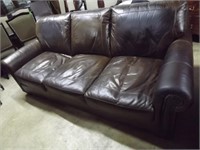 Quality Brown Leather Sofa
Alligator pattern in
