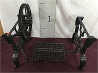 Antique Cast-Iron Sewing Machine Bottom