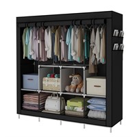 ACCSTORE Portable Wardrobe Clothing Wardrobe Shelv