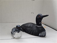 2 Cnt Wooden Duck Decor