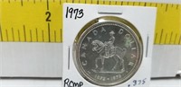 1973 Canada Dollar - 100 Years Of Rcmp