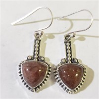 $140 Silver Gemstone Earrings