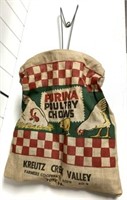 Purina Poultry Chows Clothes Pin Bag