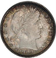 25C 1902-O PCGS MS67