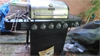 BBQ-Pro Gas Grill-5 Burner&Side Burner-54x23-45"