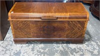 Walnut Art Deco Cedar Chest