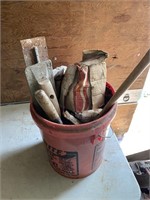 Bucket of Concrete Tools