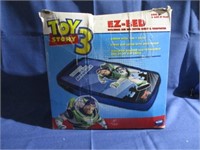 Toy Story 3 inflatable mattress and bedsheet
