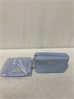 2 PACK OF COTTON MAKEUP BAGS, 10.24 X 7.09 X 2.76