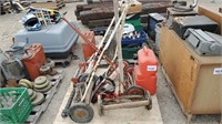 Vintage Reel Mowers, Chain Saw,OB Fuel Tank