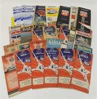 Large Lot Of Vintage Advertising Road Maps & More