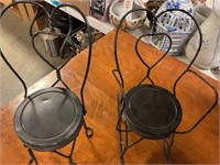 Antique doll chairs