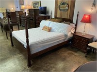 Queen Size Kincaid Solid Wood Four Poster Bed