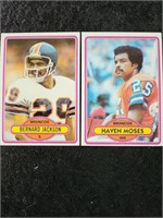 Football Cards Broncos - Jackson. Moses.