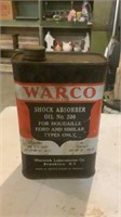 Vintage Warco Shock Absorber Oil Can