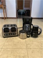 Coffee makers and Toaster