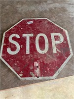 Stop/ slow sign -heavy plastic