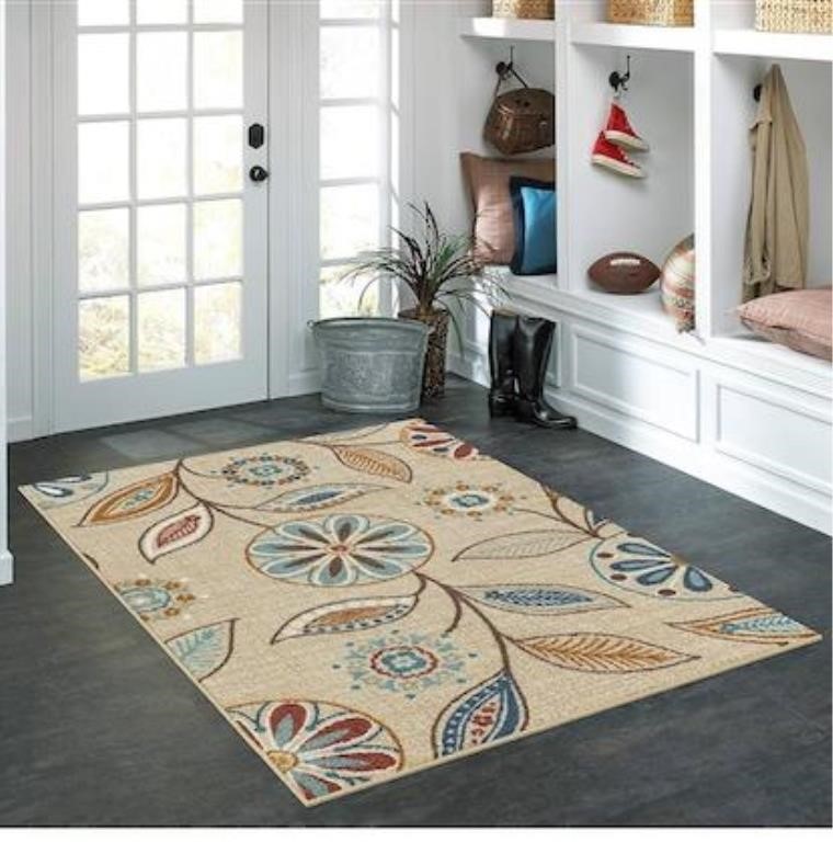 Maples Rugs Reggie Floral Area Rugs  7 x 10L Ft