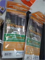 2 New Bags of Anchoring Stakes