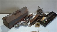 Gray Toolbox with Contents