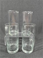 4 Piece Tall Glass Tumbler Set