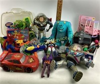 Toys including Sully Monsters Inc. Buzz Lightyear