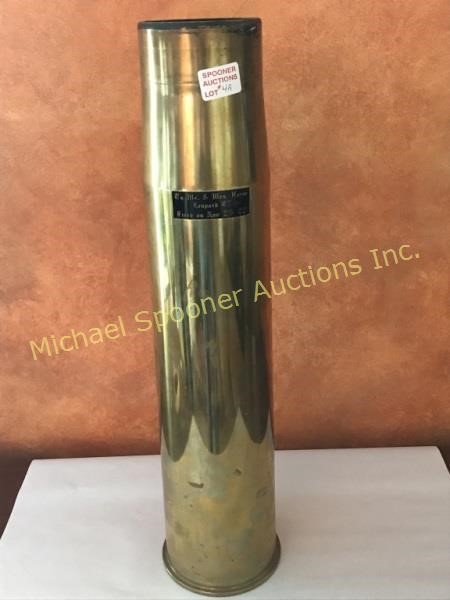 105mm tank shell casing