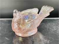 Pink Degenhart Sparrow Salt Cellar