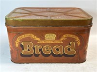 Vintage Better Baked Brand Bread Box Tin Chein