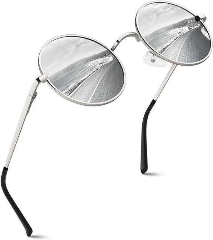 Round Polarized Sunglasses for Men/Women