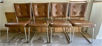 Fab MCM Dining Chairs Some Signs Wear 36x18x21