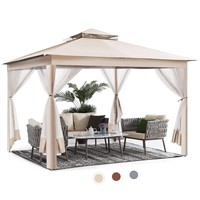 Gazebo, CBBPET 11'x 11' Pop Up Gazebo with Mosquit