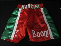 Ray BOOM BOOM Mancini singed shorts JSA COA