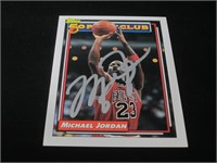 Michael Jordan signed basketball card COA