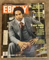 Ebony Magazine Featuring OJ Simpson Sept 1981