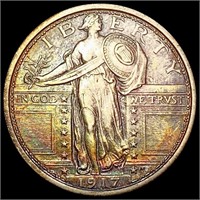 1917 Ty 1 FH Standing Liberty Quarter