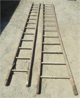26' Wood extension ladder.