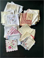 Vintage Ladies Handkerchiefs Lot