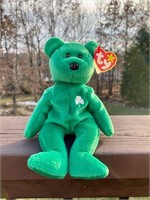 ERIN - 1997 TY Original Beanie Baby - Irish Bear