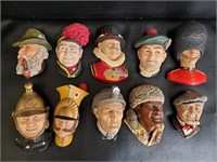 10 Bossoms Wall Ornaments Vintage