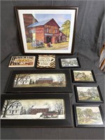 Wall Art - Assorted - Nine Pieces