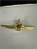 RARE USSR SOVIET SUBMARINE BADGE