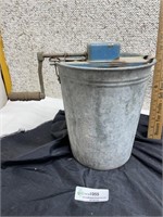 Galvanized Bucket Churn