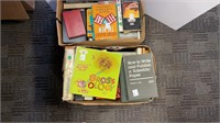 (2) boxes of educational and health books