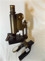Vintage Spencer Lens Brass Microscope-very Heavy