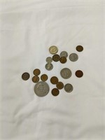 Lot Of Us And Foreign Coins